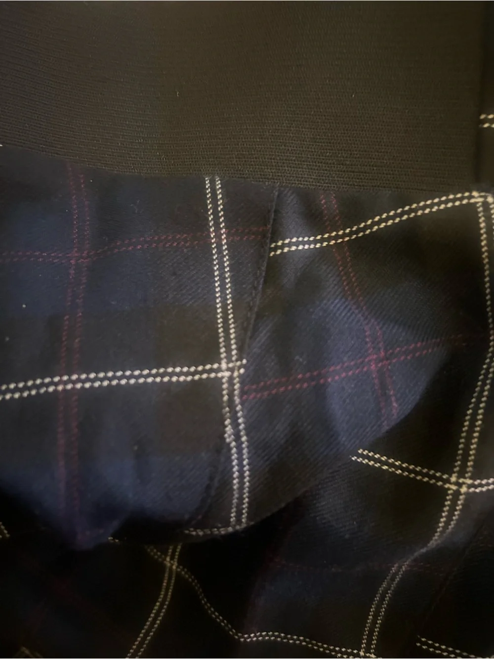 torrid plus size 2  Navy Plaid Circle Skater Skirt NWOT